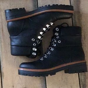 Women’s indigo rd. Isaya Lace-Up Combat Boot